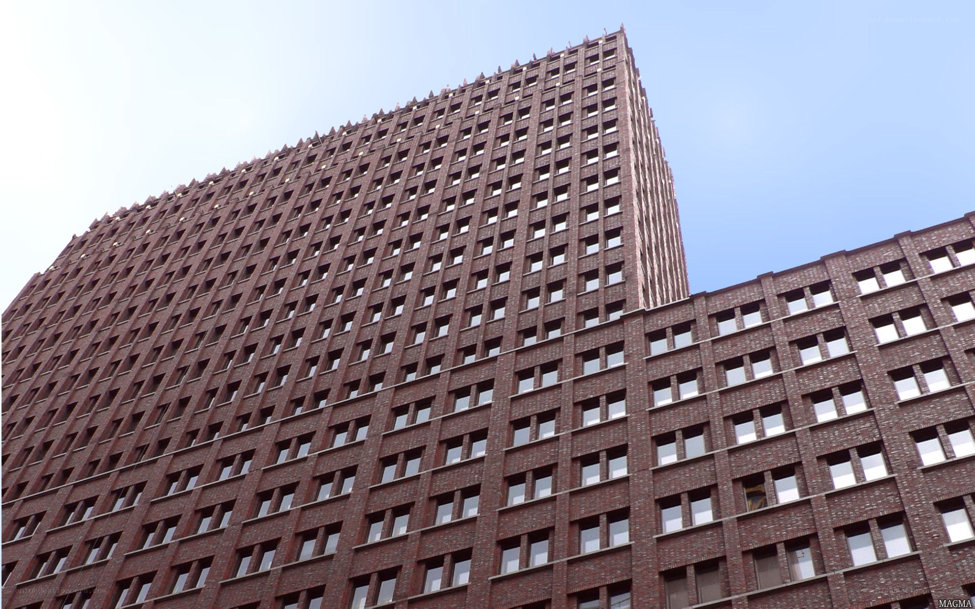 tall brick building