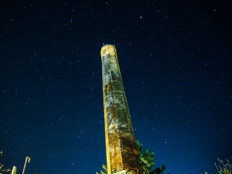 Tall Brick Chimney