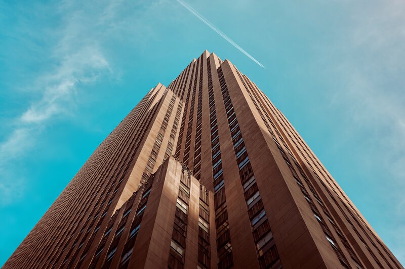 Tall Brown Building