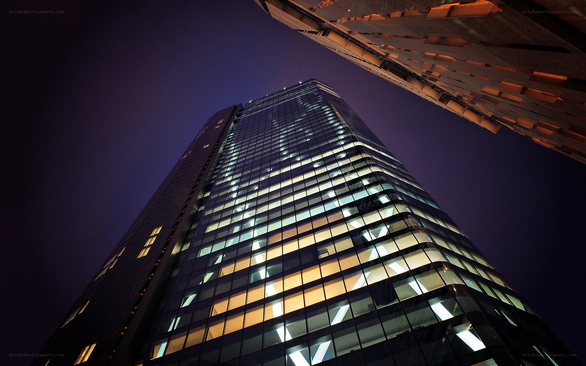 tall building at night