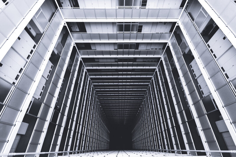 Tall Building Atrium — Black