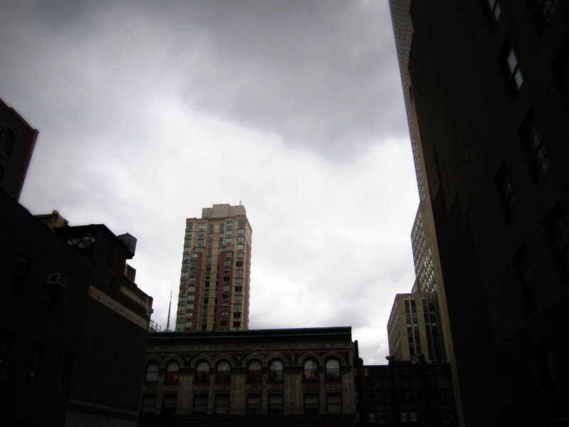Tall Building Between Structures