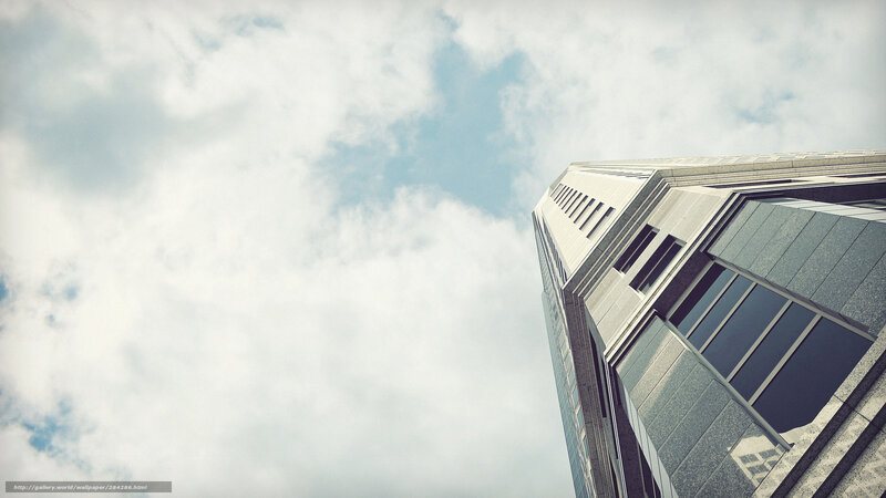 Tall Building Corner — White
