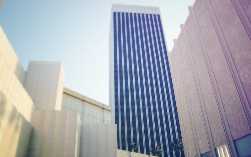 tall building in city