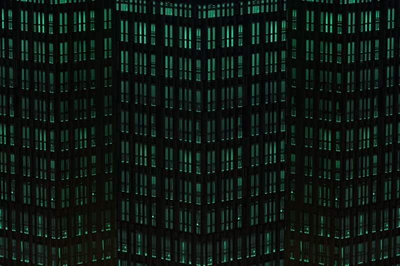 Tall Building Windows — Green