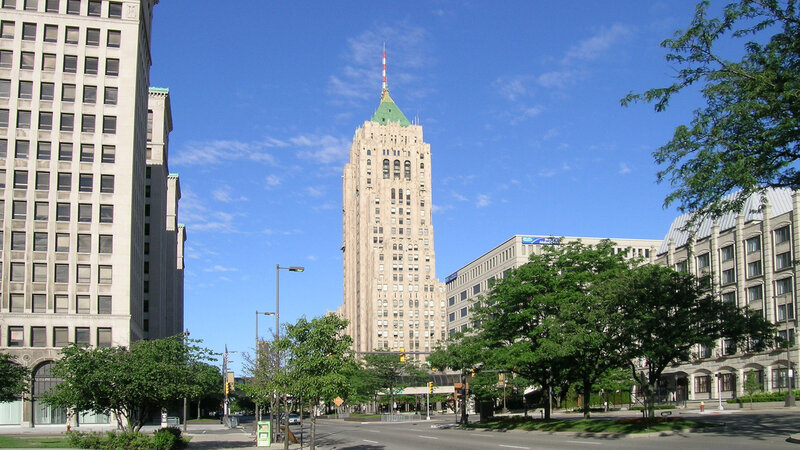 Tall Building with Green Roof
