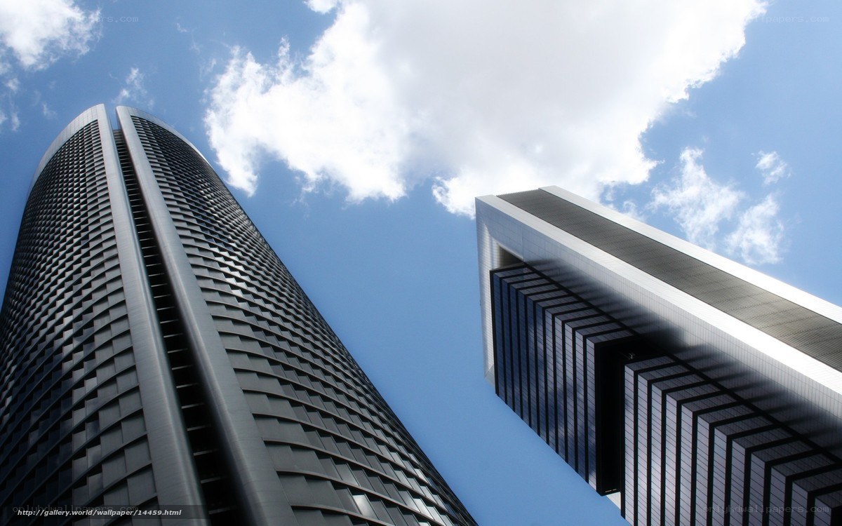 tall buildings against blue sky