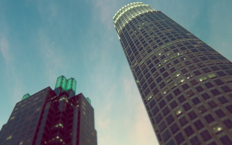 tall buildings against sky