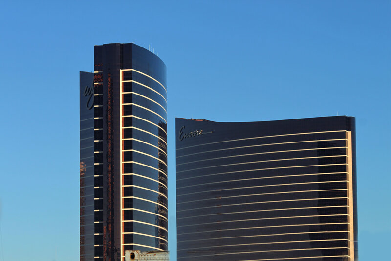 Tall Buildings Against Sky — Blue