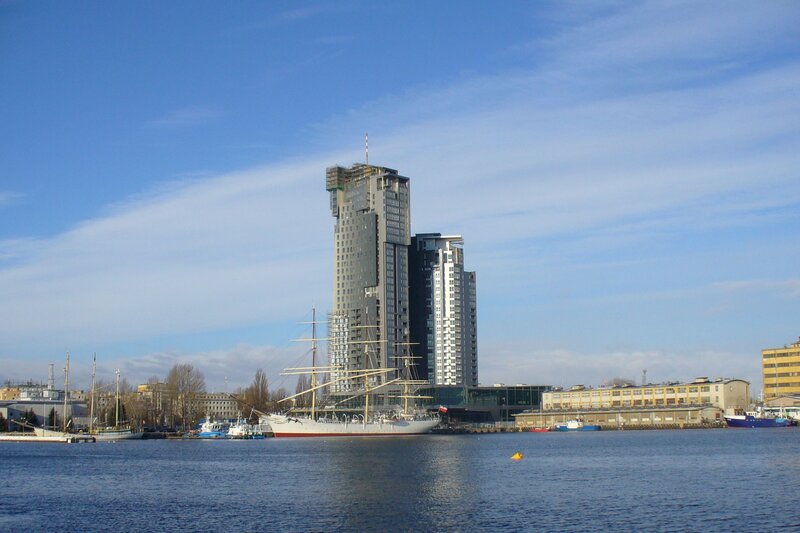 Tall Buildings by Harbor