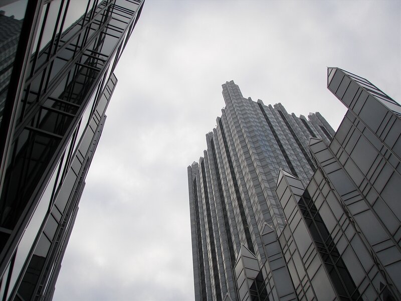 tall buildings in a city