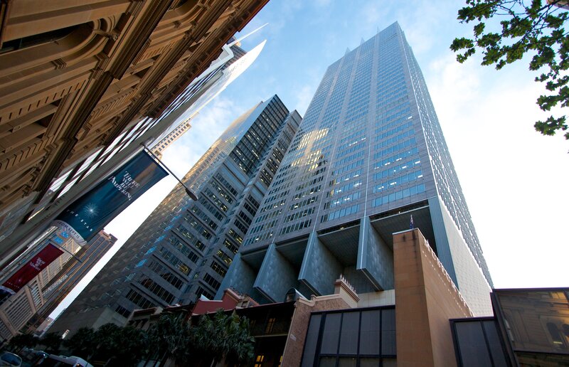 tall buildings in a city
