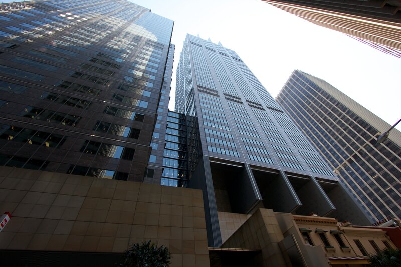 tall buildings in a city