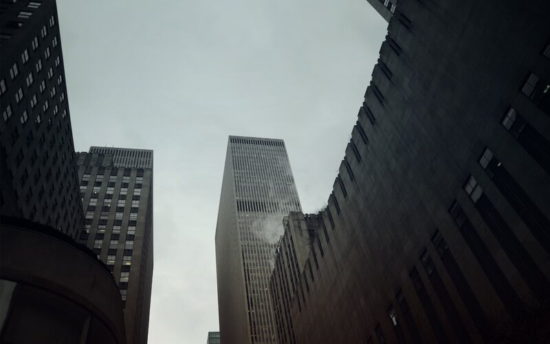 tall buildings in a city