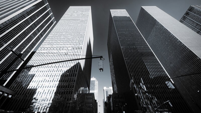 tall buildings in a city