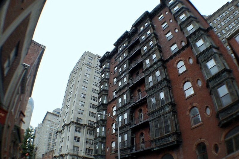 tall buildings in a city