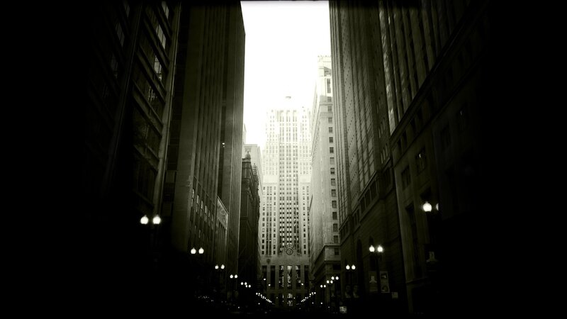 tall buildings in a city