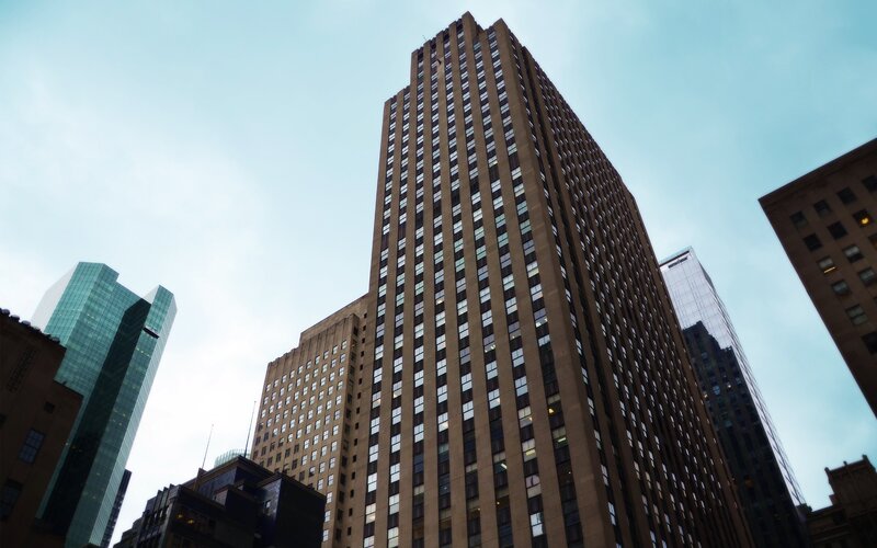 tall buildings in a city