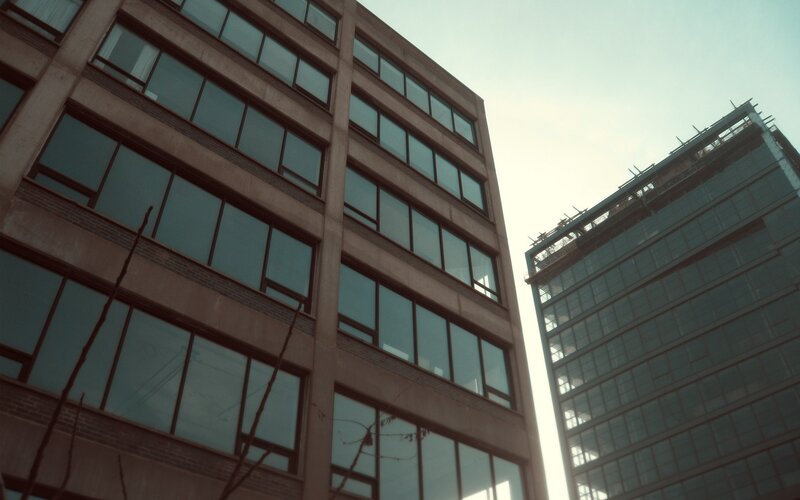 tall buildings in a city