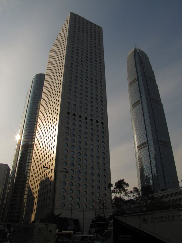 tall buildings in a city