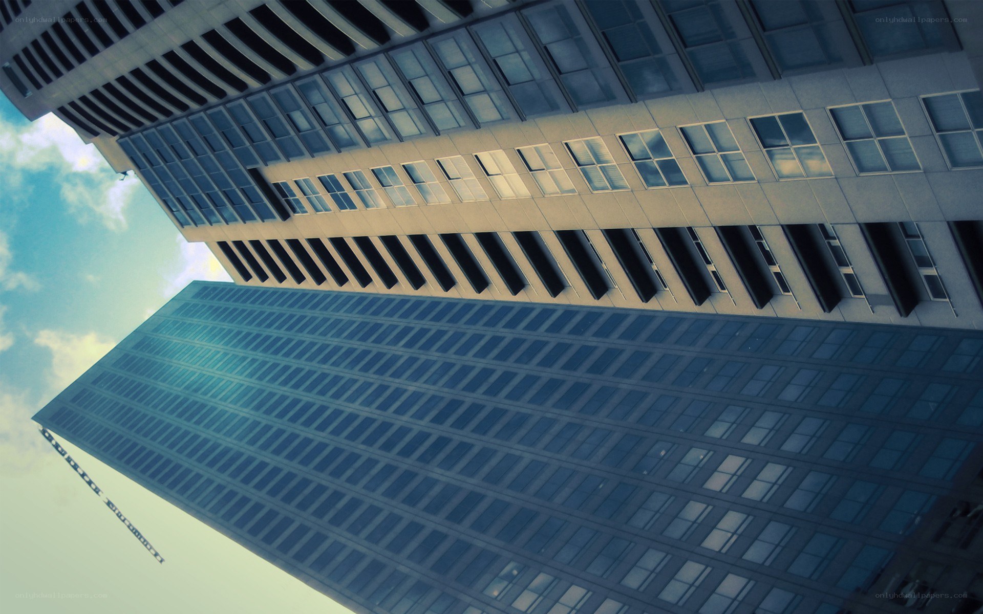 tall buildings in city