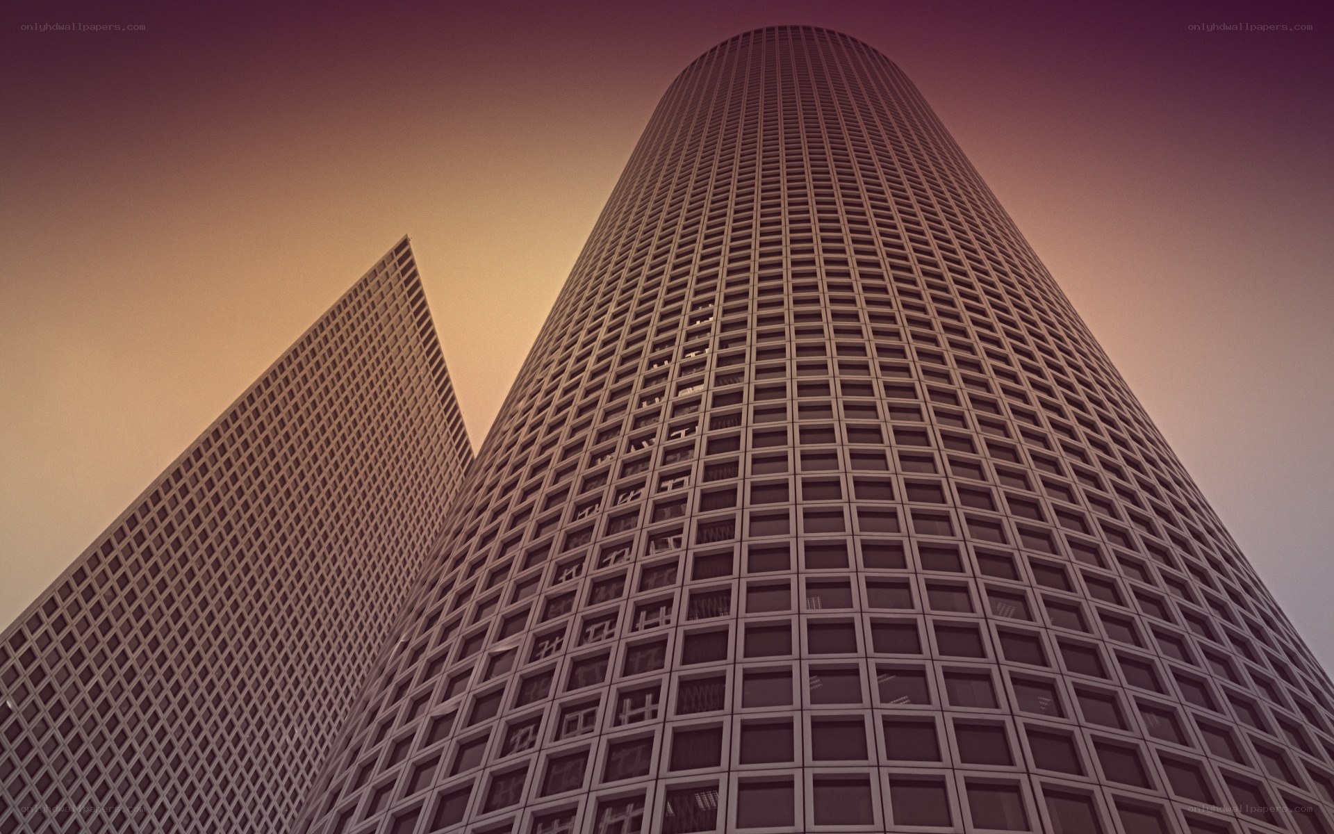 tall buildings in city