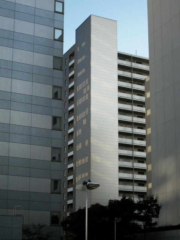 tall buildings in urban area