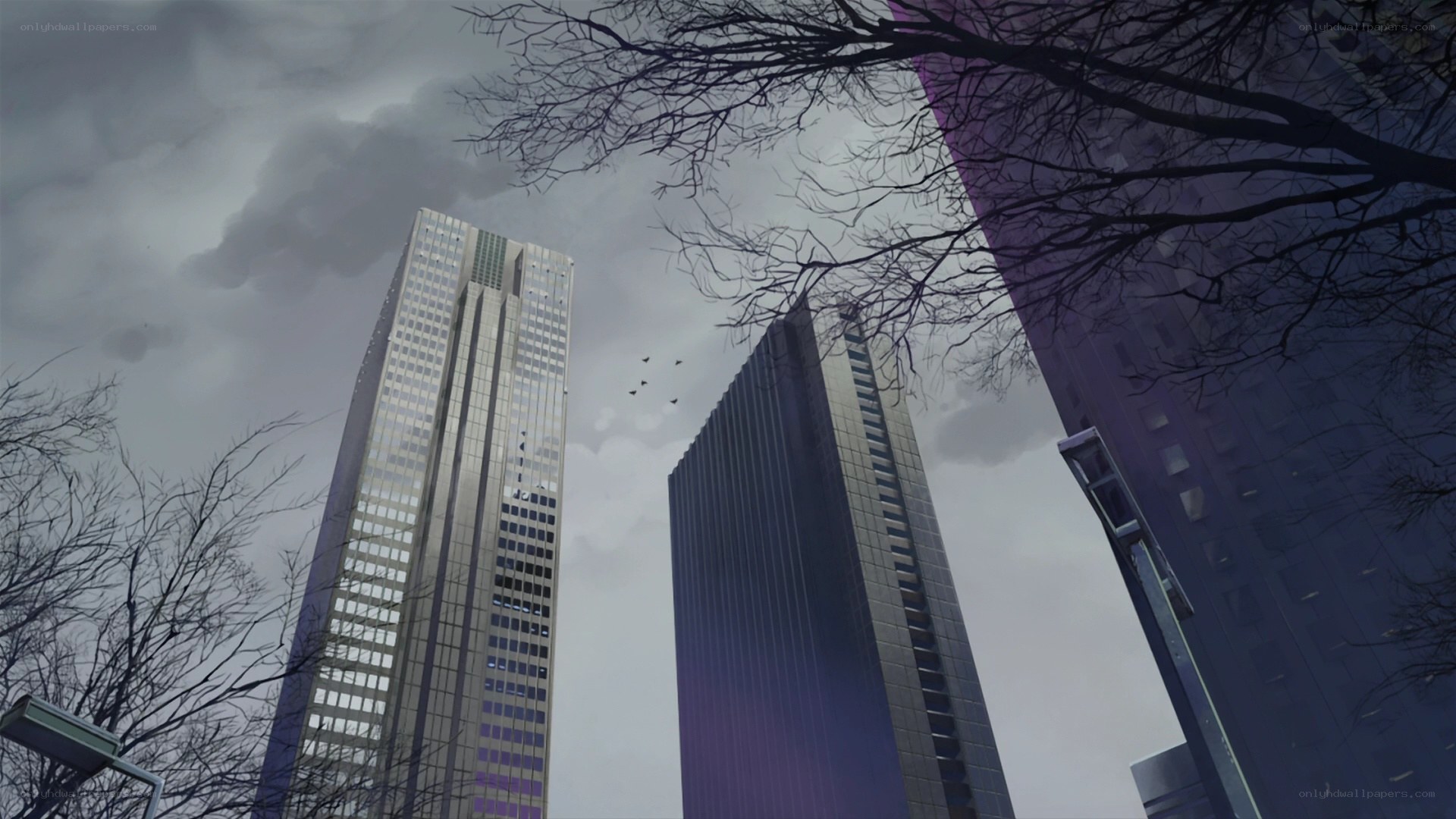 tall buildings under cloudy sky