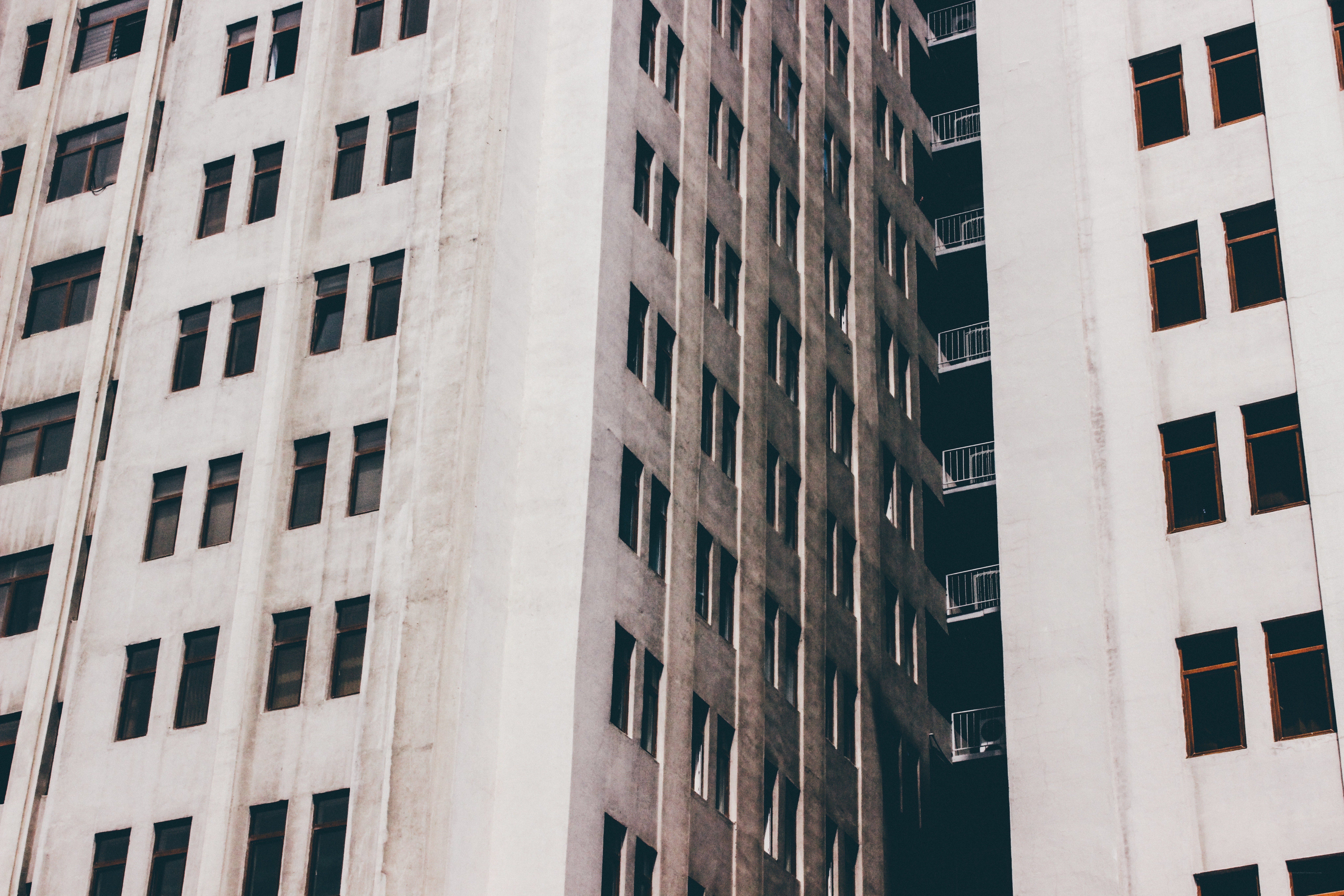 tall buildings with windows