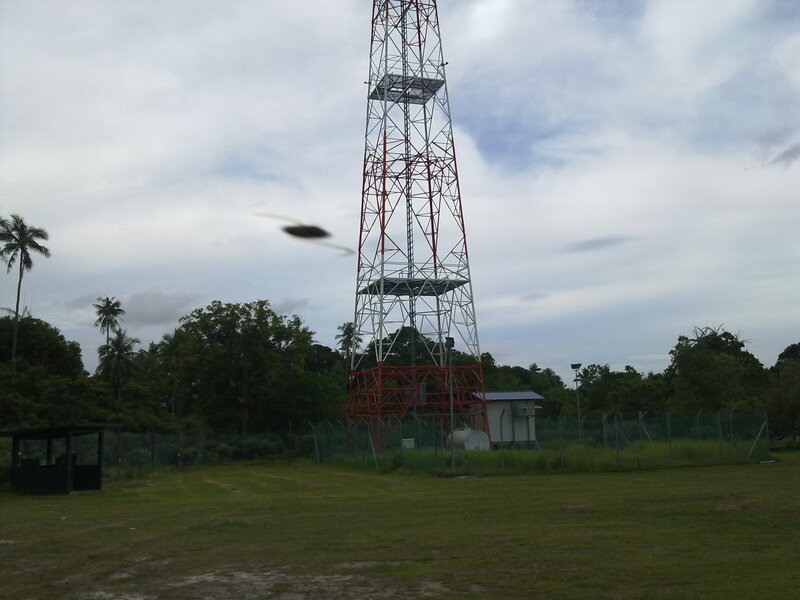 Tall Communication Tower — Green