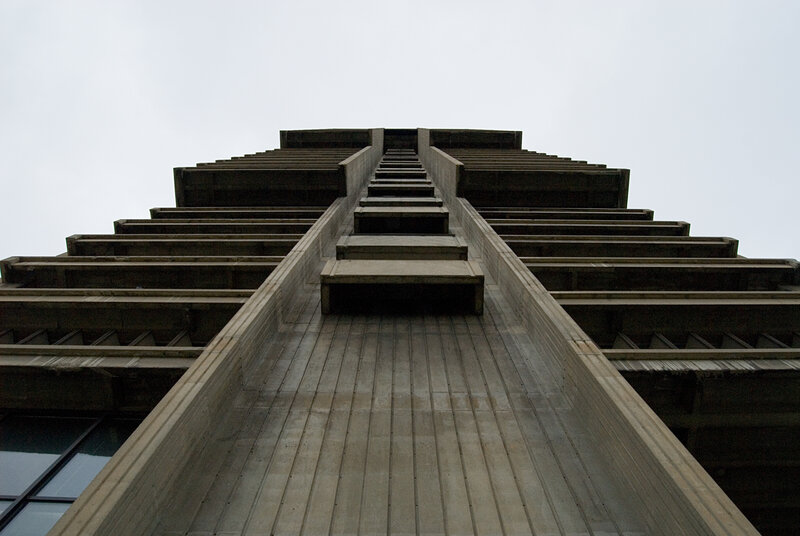 tall concrete building