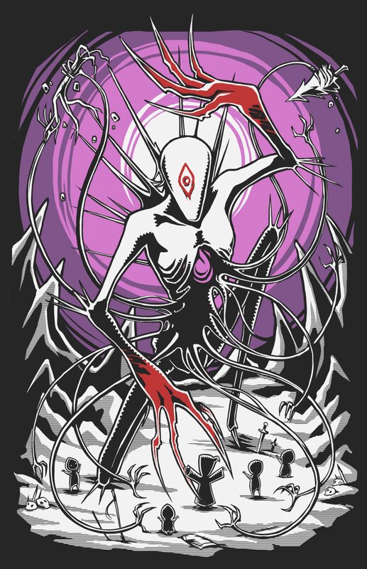Tall Creature with Tentacles