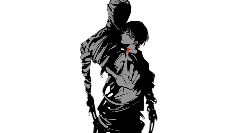 Tall Figure Hugging Youth