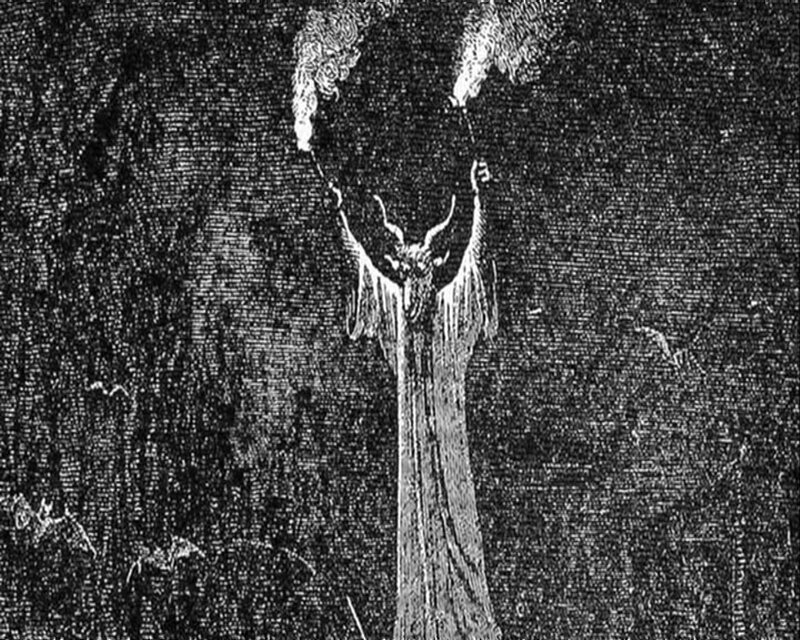Tall Figure with Horns