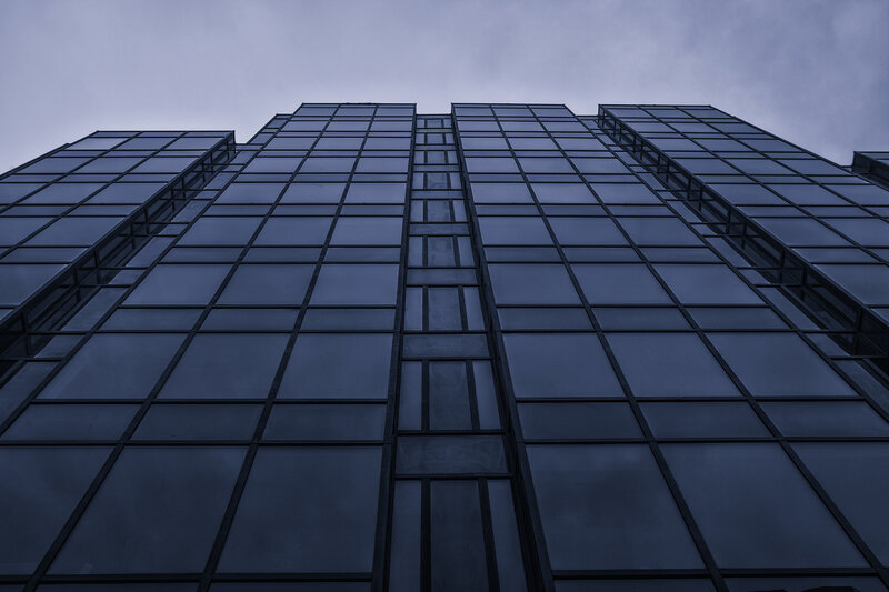 tall glass building