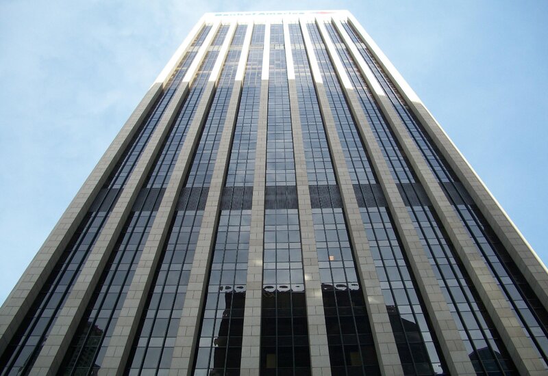 tall glass skyscraper