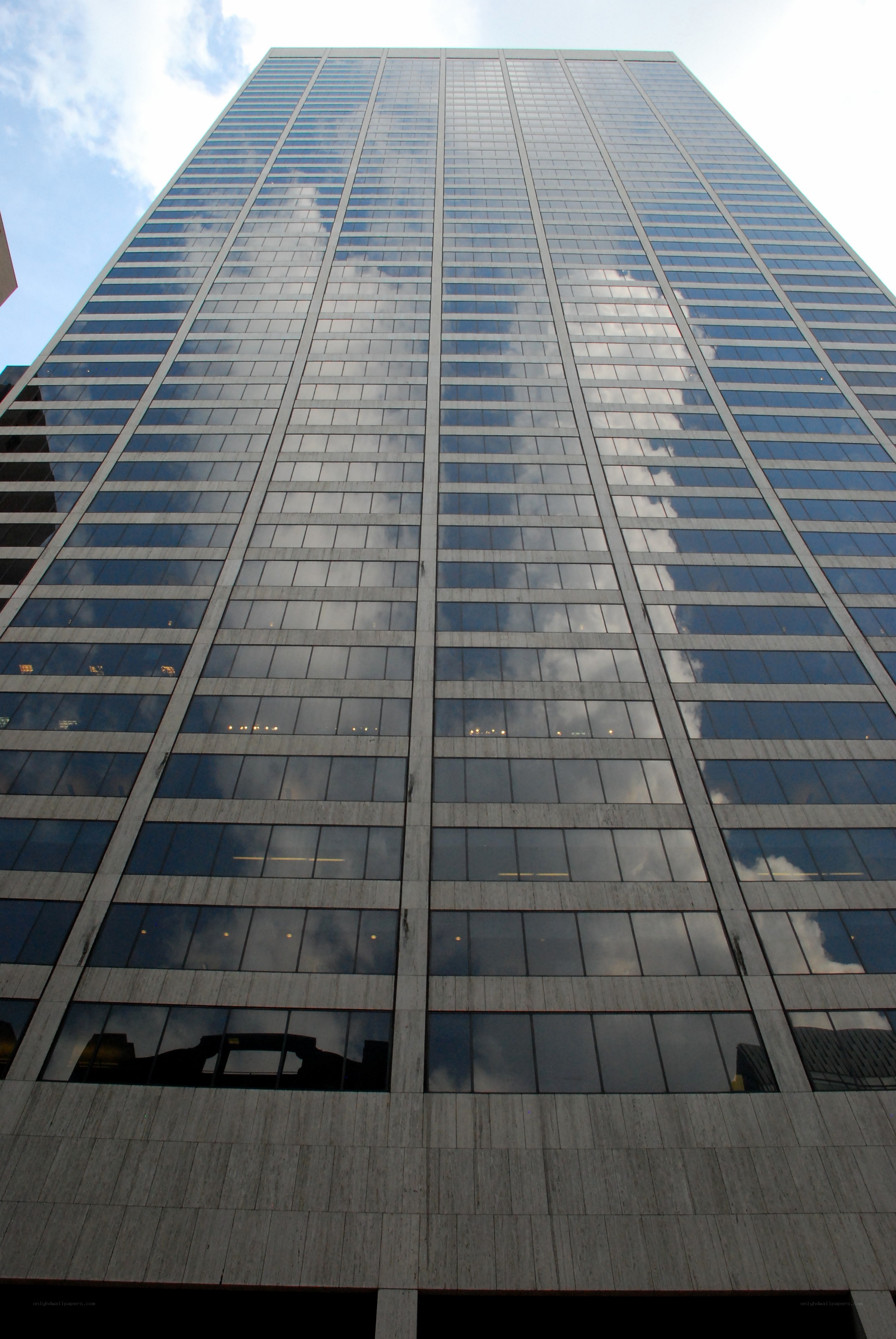 tall glass skyscraper