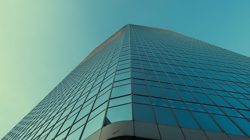 tall glass skyscraper