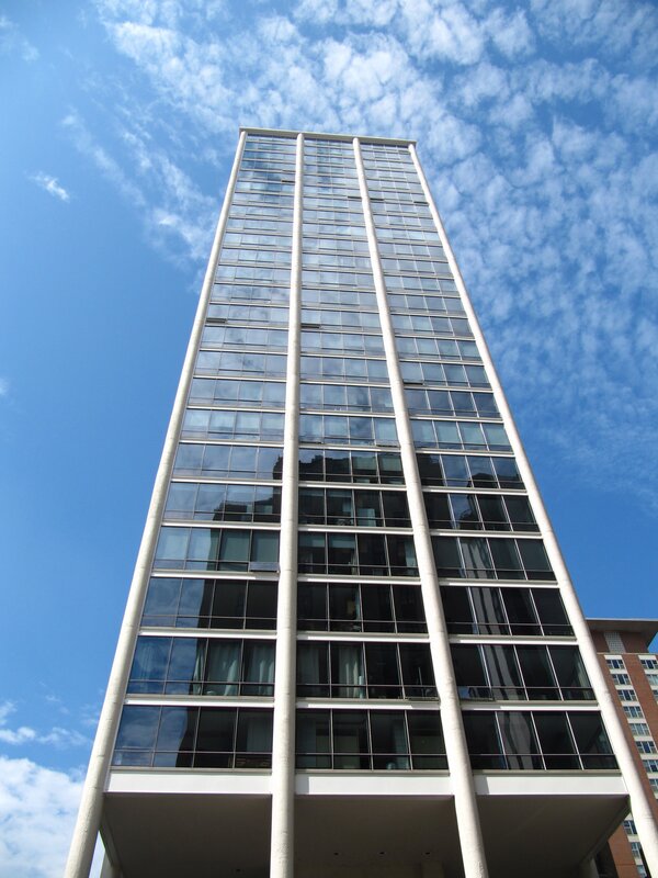 tall glass skyscraper