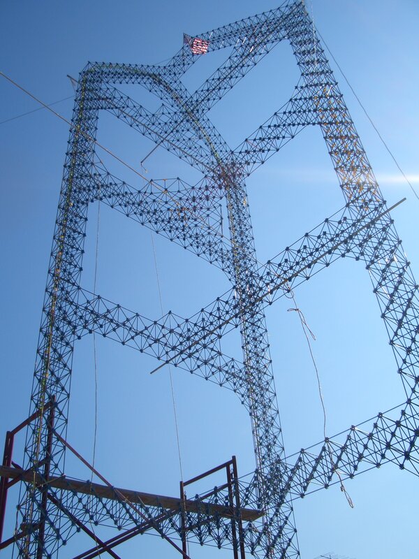 tall lattice tower structure