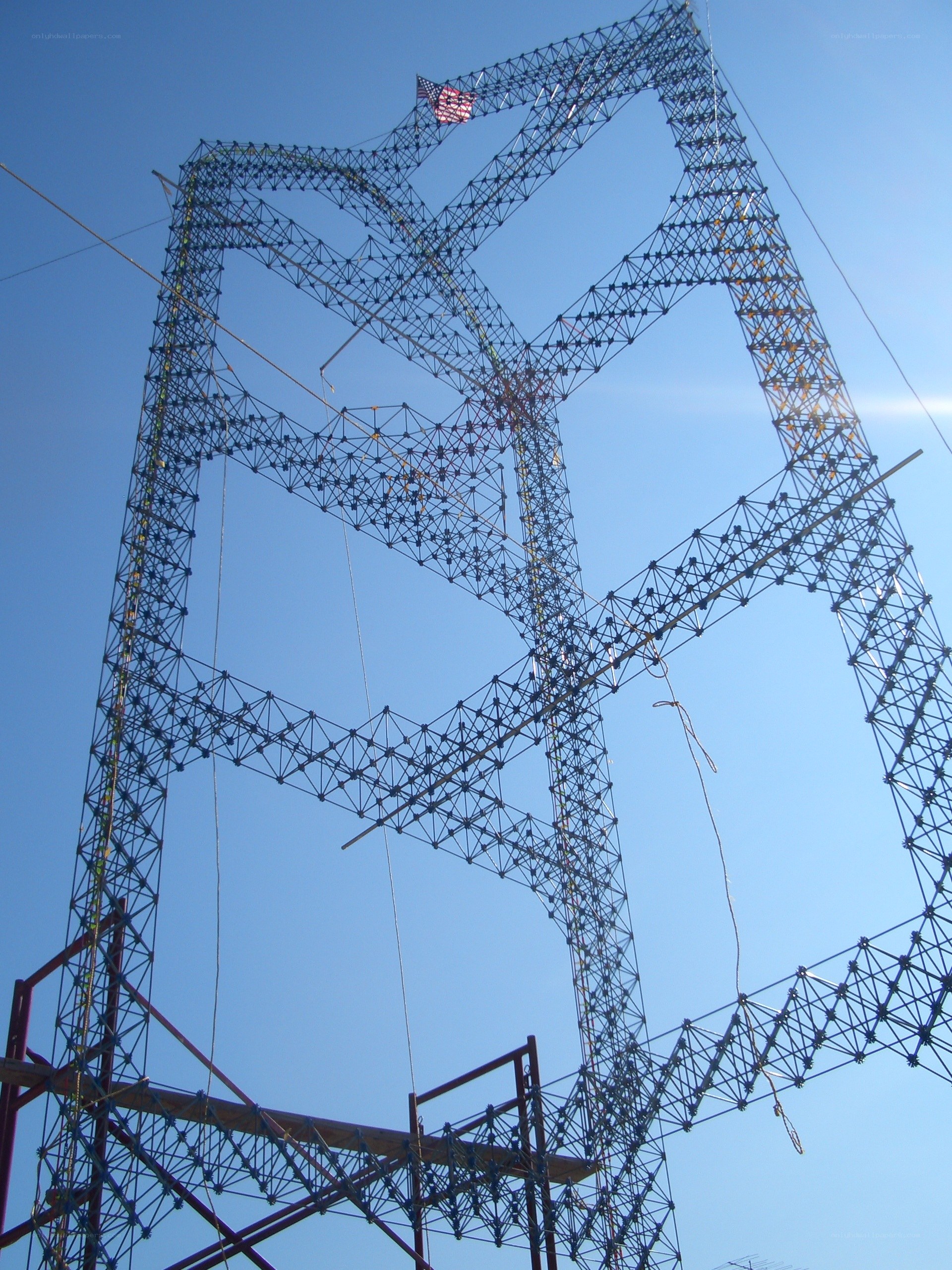 tall lattice tower structure