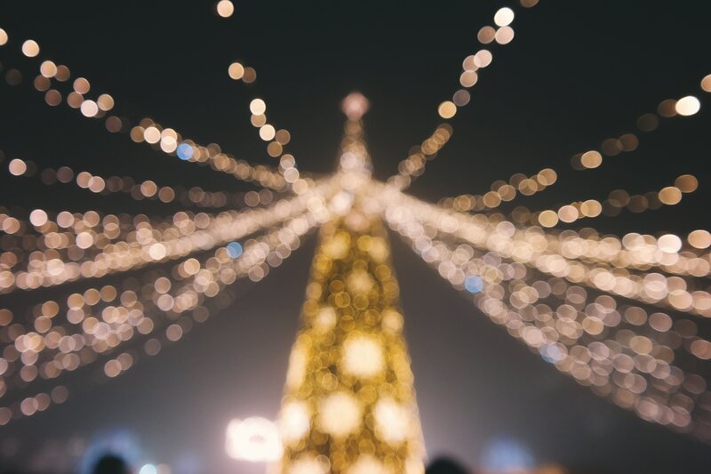 Tall Lighted Structure