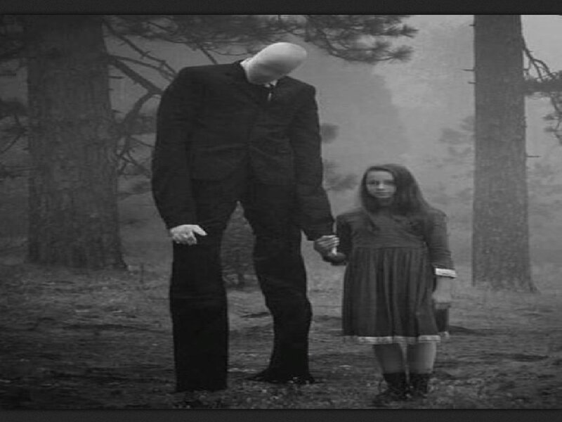 Tall Man and Girl