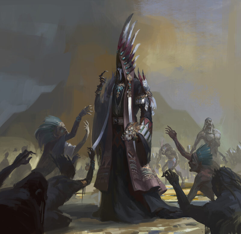 Tall Masked Figure