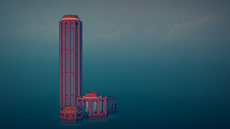 Tall Red Tower