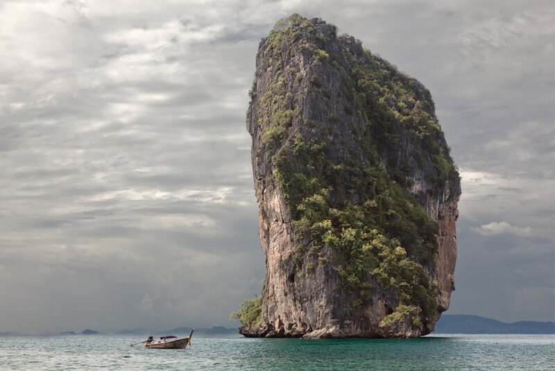 Tall Rock Formation — Gray