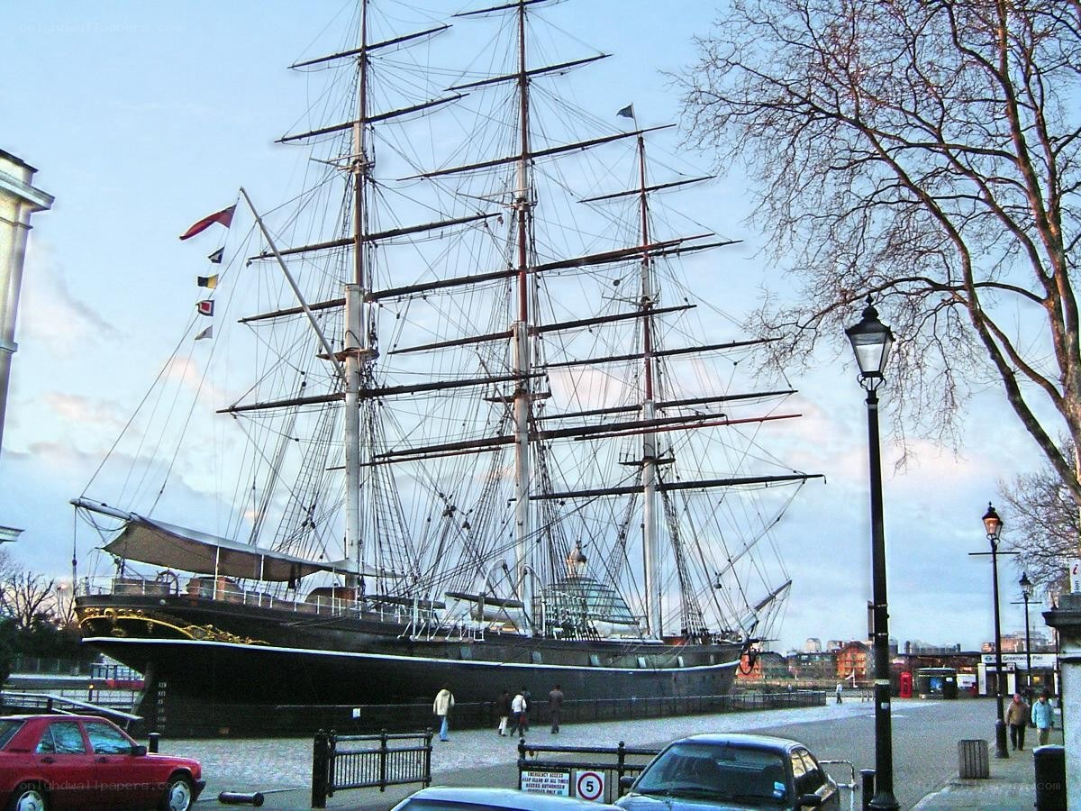 tall ship at dock