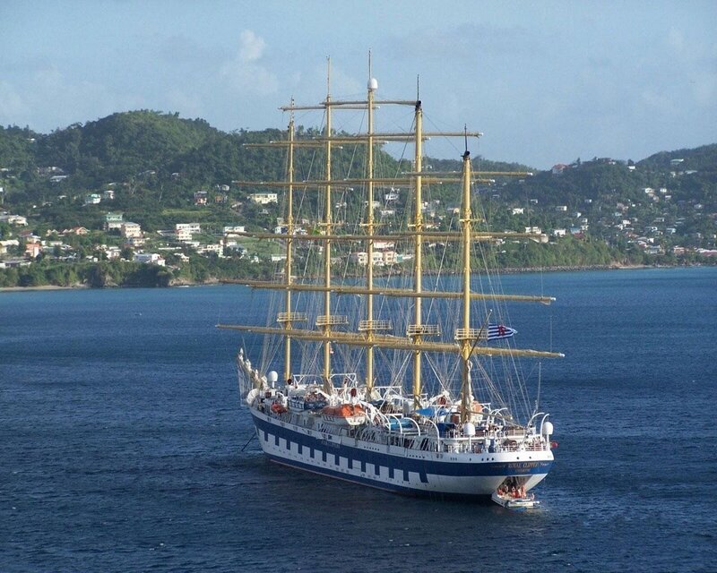tall ship in a harbor