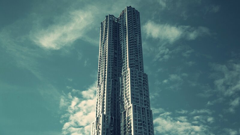 Tall Skyscraper — Blue