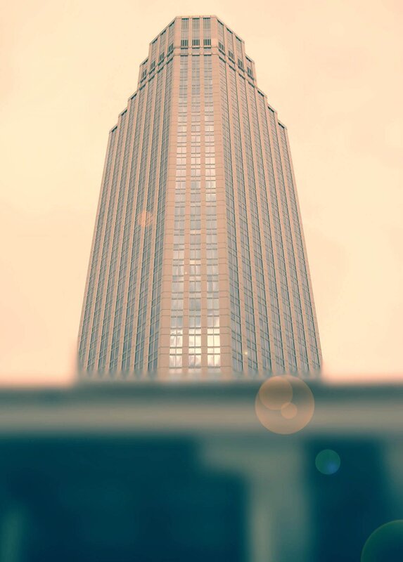 Tall Skyscraper Building — Beige